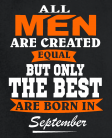 All men in September